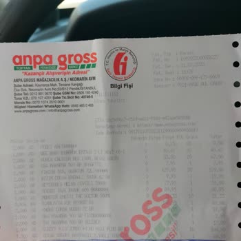 Anpa Gross Market Kalitesiz Eleman!