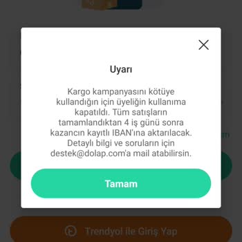 Dolap Hesaplarım Durduk Yere Kapatıldı