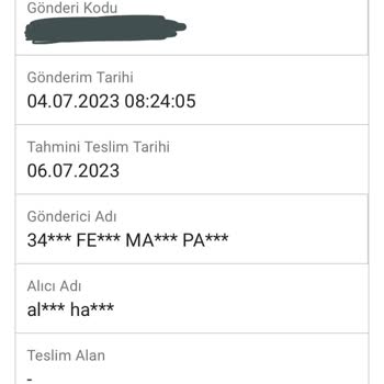 Sendeo Firmasının 11 Gündür Bir Kargoyu Teslim Edememesi Ve