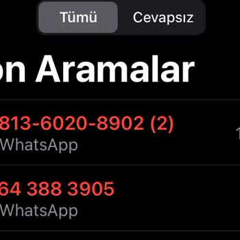 WhatsApp Üzerinden Yurt Dışı Numaralarından Arama Alıyorum