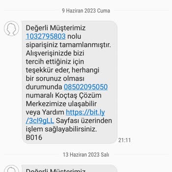 Koçtaş Müşterinin Önemsenmemesi, Eksik Ürün