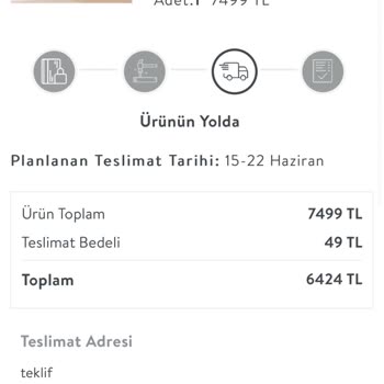 Vivense Baza Siparişim Söylenen Tarihte Elime Ulaşmadı