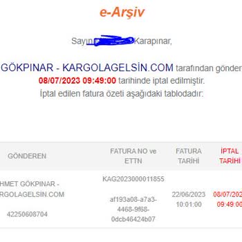 Kargolagelsin.com Siparişimin Bulunmaması Ve Bilgi Alamamak