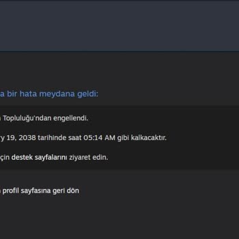 Steam 15 Yıllık Hesabımın Topluluk Banı Yemesi