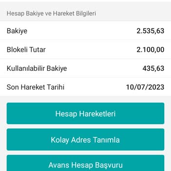 Garanti BBVA Kart Teminat Bedeli