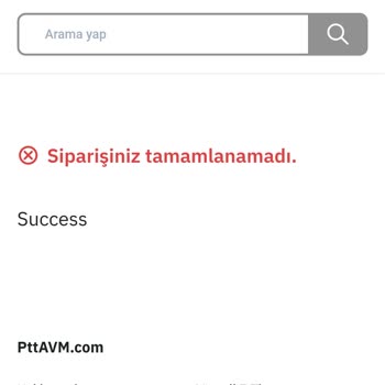 PttAVM Para Çekildi, Sipariş Oluşturulmadı