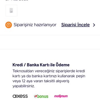 Teknosa Teslim Süresi Gelmeyen Hazırlanmayan Kombi