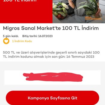 Migros Hediye Çekimi Kullandırmıyor