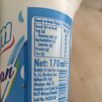 İçim Ayran 200 Ml Ayranın 170 Ml Düşmesi