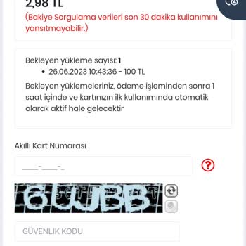 İzmirim Kart Para Bakiye Sorunu