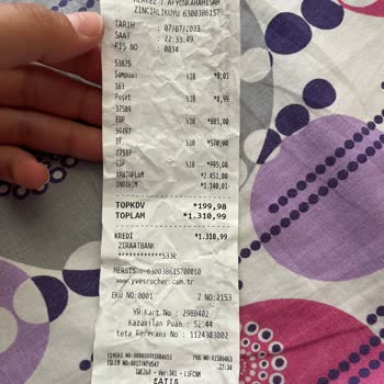 Yves Rocher Faturaya Hediyemi Ekleyip Ürünü Vermediler