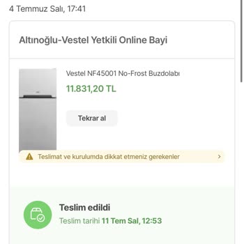 Horoz Lojistik Ürün Elime Ulaşmadı