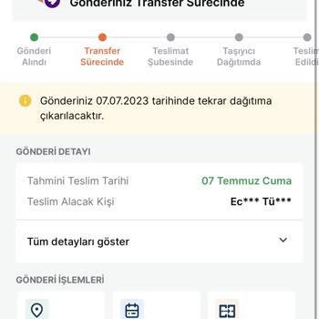 Trendyol Express Trendyol Expres Kargomu Getirmiyor