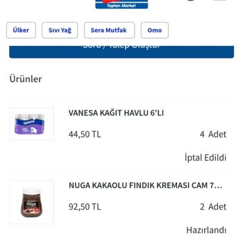Bizim Toptan Keyfi Sipariş İptali!