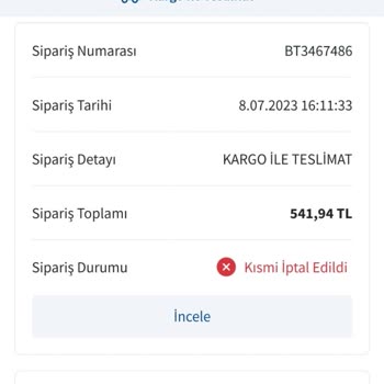Bizim Toptan Keyfi Sipariş İptali!