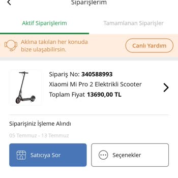 Çiçeksepeti.com Satın Aldığım Ürünü Göndermedi