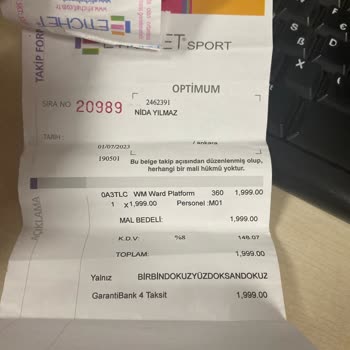 Etichet Ürünün Adrese Gelmemesi