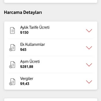 Vodafone Net Vodafone Kullanmadığım İnternetleri Kullanmış Gösteriyor.