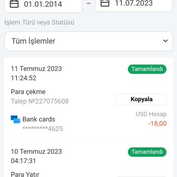 Olymp Trade Para Çekimi Hesabıma Gelmedi