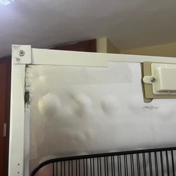 Arçelik 2071 Derin Dondurucunun Arkasında Hasar Var