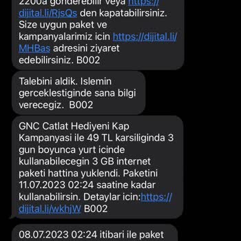 Turkcell İnternet Aşımı Problemi