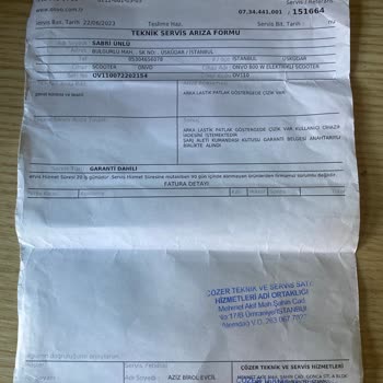 Onvo Ürün İadesinin Onaylanması