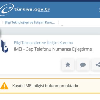 BTK (Bilgi Teknolojileri ve İletişim Kurumu) IMEI Kaydı Yapılan Telefona 2 Hat Kaydı- Arayan Numara Yok