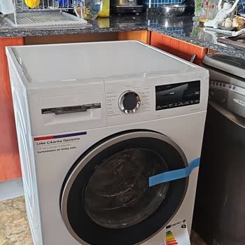 Bosch Çamaşır Makinem Mutfağın Ortasında Bekliyor