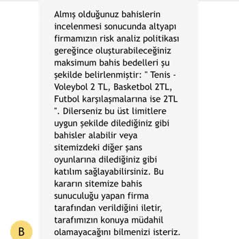 Bahis.com Max Bahis Limiti 2 TL'ye İndirildi