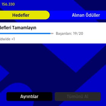 eFootball Konami Görevleri Tamamlayıp Ödülü Alamama