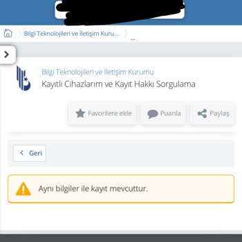 BTK'ya Ulaşamıyorum, Cihazımı Kullanamıyorum, Sorunumun Çözülmesini İstiyorum.