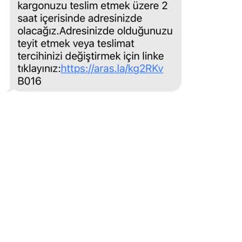 Aras Kargo Kargo Teslimi Aksaklığı