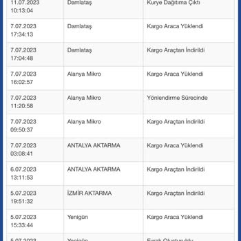 Sürat Kargo Geç Teslim Edilen Kargo