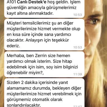 A101 Müşteri Temsilcileri İptal Süreciyle İlgilenmiyor