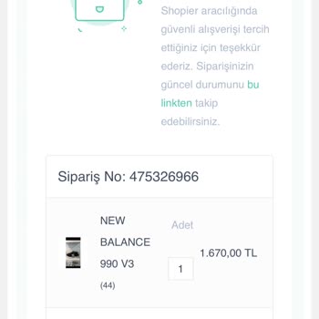 Shopier Kargo Yapılmayan Sipariş