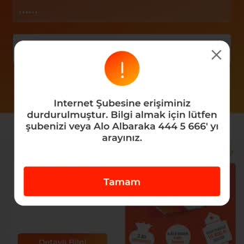 Albaraka Türk Hesabıma Konulan Bloke