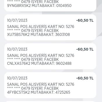 Facebook Hesabımdan Habersiz Para Çekilmesi