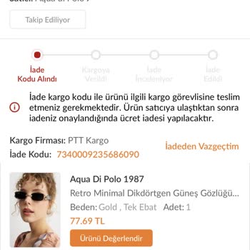 Aqua Di Polo Yanlış Ve Kusurlu Ürün