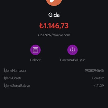 HIQ Nutrition TAKE_HİQ Siparişim Onaylanmadı