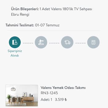 Vivense 4 Ay Önce Verdiğim Siparişin Hala Tarafıma İletilmemesi