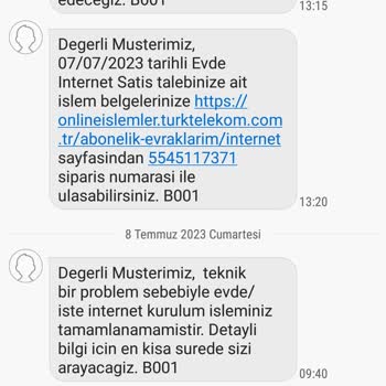 TTNET Evde İnternet Abonelik Başvurusu