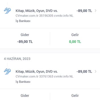 Cvmaker.com.tr İznim Olmadığı Halde Abonelik Parası Alıyorlar