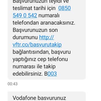 Vodafone Online Başvurumu Kabul Etmiyorlar