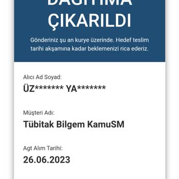 AGT Kurye (aynigunteslim.com) Günler Geçmesine Rağmen Gelemeyen Kurye