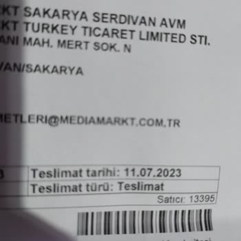 Media Markt Ürün Teslim Etmedi