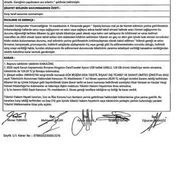 Amazon Türkiye Hakem Heyeti Kararını Uygulamayarak Oyalıyor