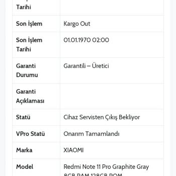 Redmi Note 11 Pro Şarj Hızlı Bitiyor.