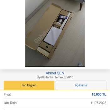 Sahibinden.com Paramgüvende Dyson V15 Dolandı R I L D I K