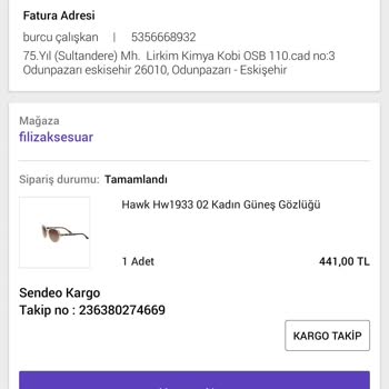Sendeo İade, Kaybolan Ürün
