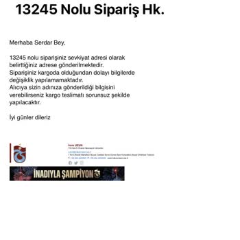 Ts Clup Hatalı Kargo Bilgisi Girişi Sonucu Mağduriyet